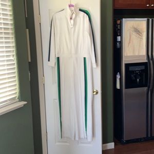 Tory Burch Double Stripe Track Style Jumpsuit